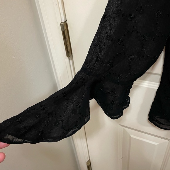 Black lace Nolita blouse - Picture 2 of 4